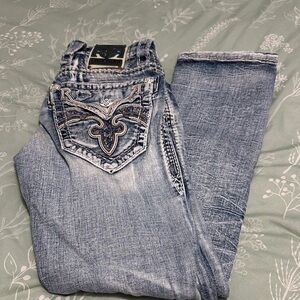 Men’s rock, revival jeans